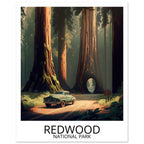 Redwood National Park poster in The Pacific Wild five-print set