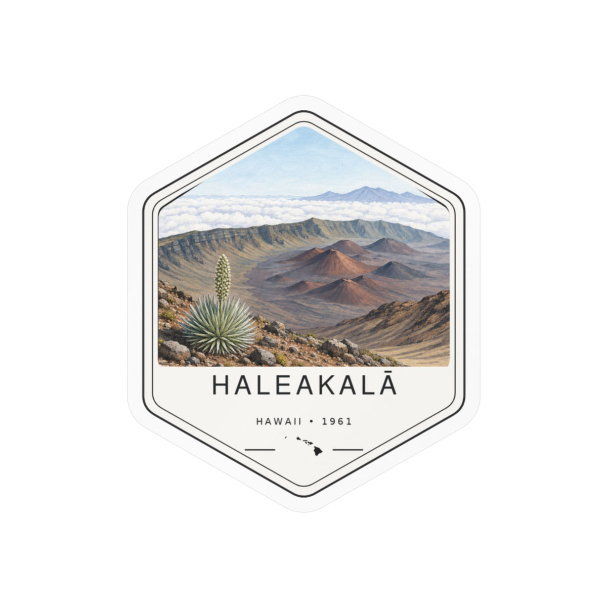 Haleakala National Park Badge Sticker