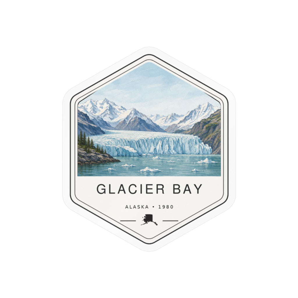 Glacier Bay National Park Badge Sticker