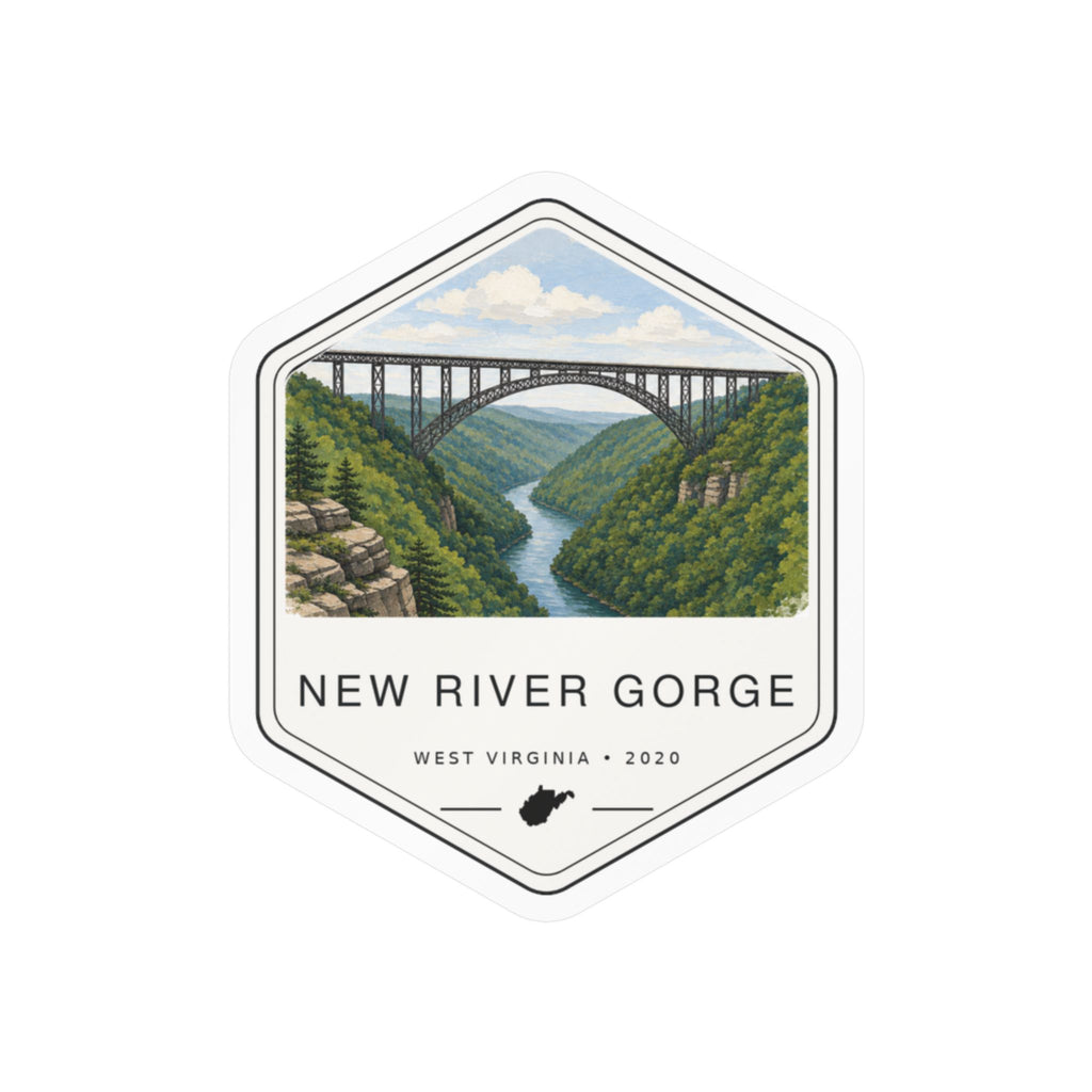 New River Gorge National Park Badge Sticker