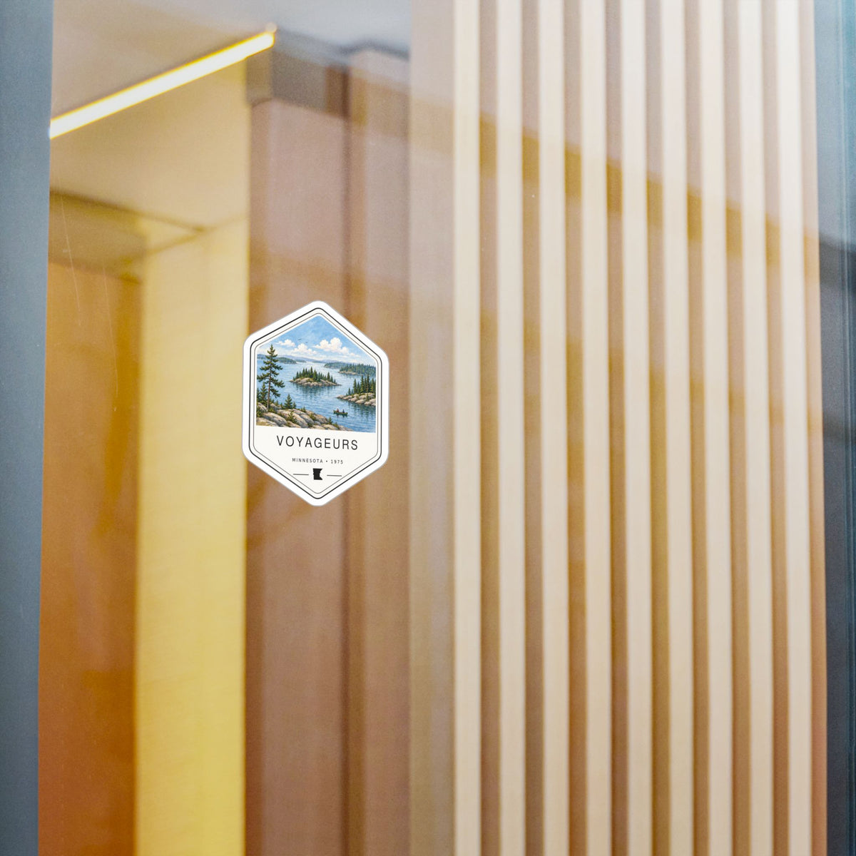 Voyageurs National Park Badge Sticker