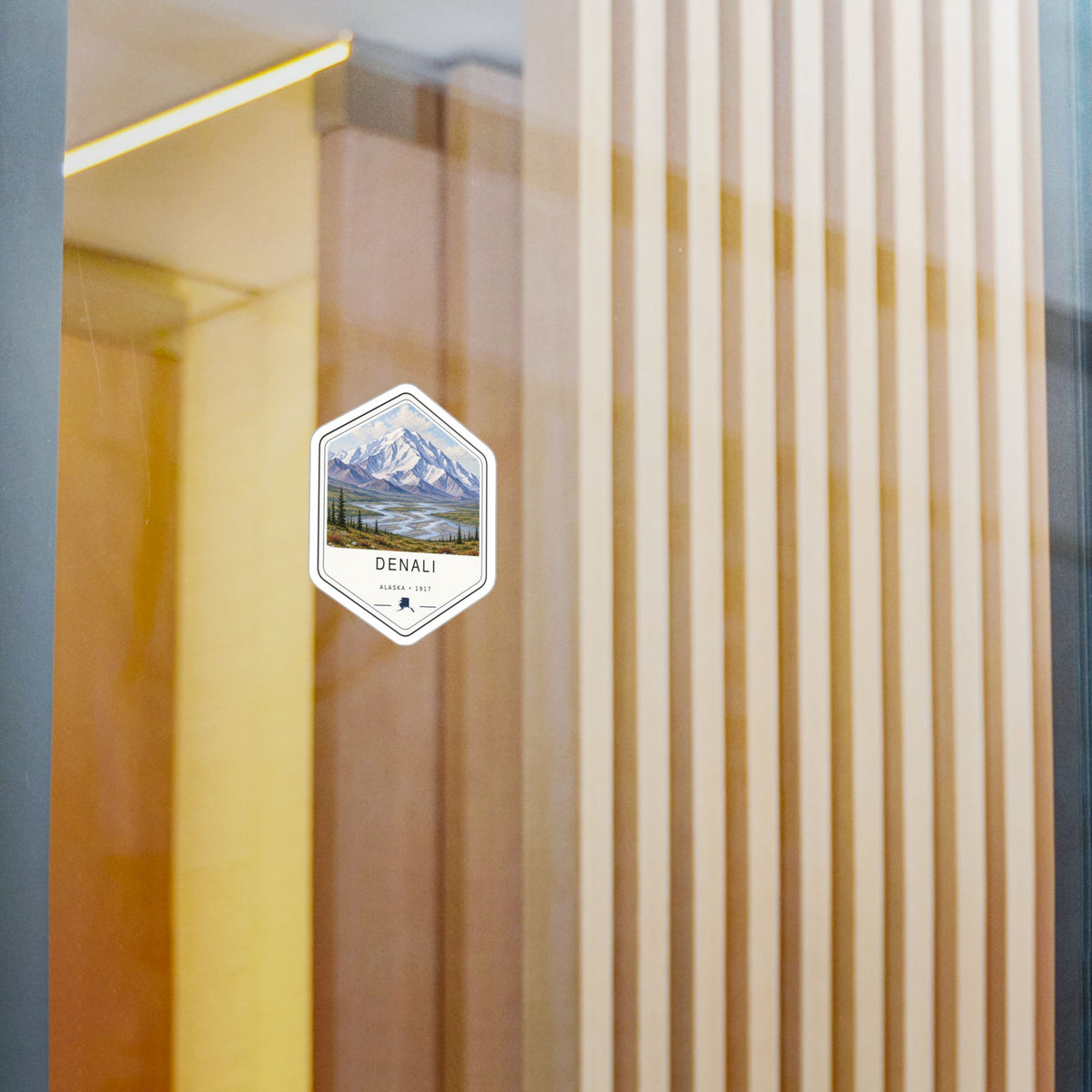 Denali National Park Badge Sticker