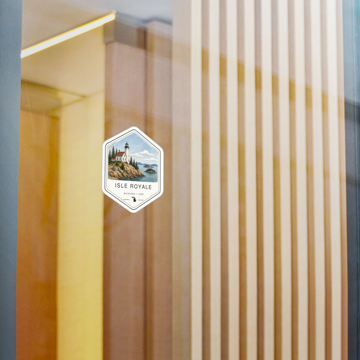 Isle Royale National Park Badge Sticker