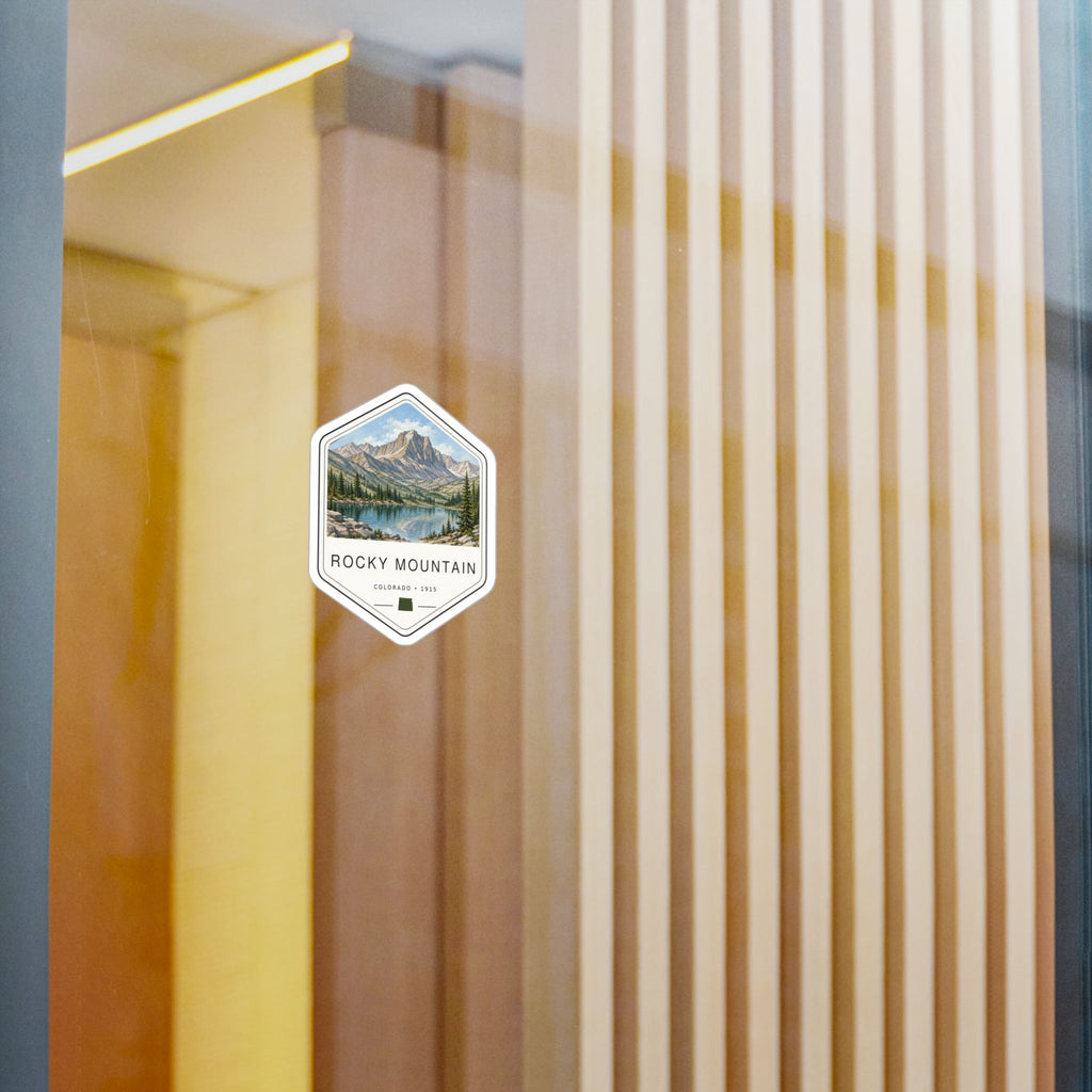 Rocky Mountain National Park Badge Sticker