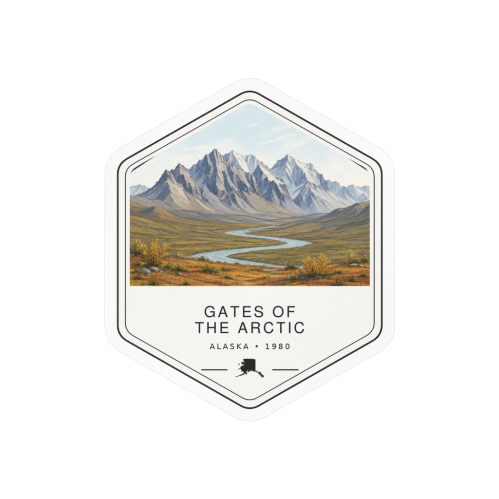 Gates of the Arctic National Park Badge Sticker