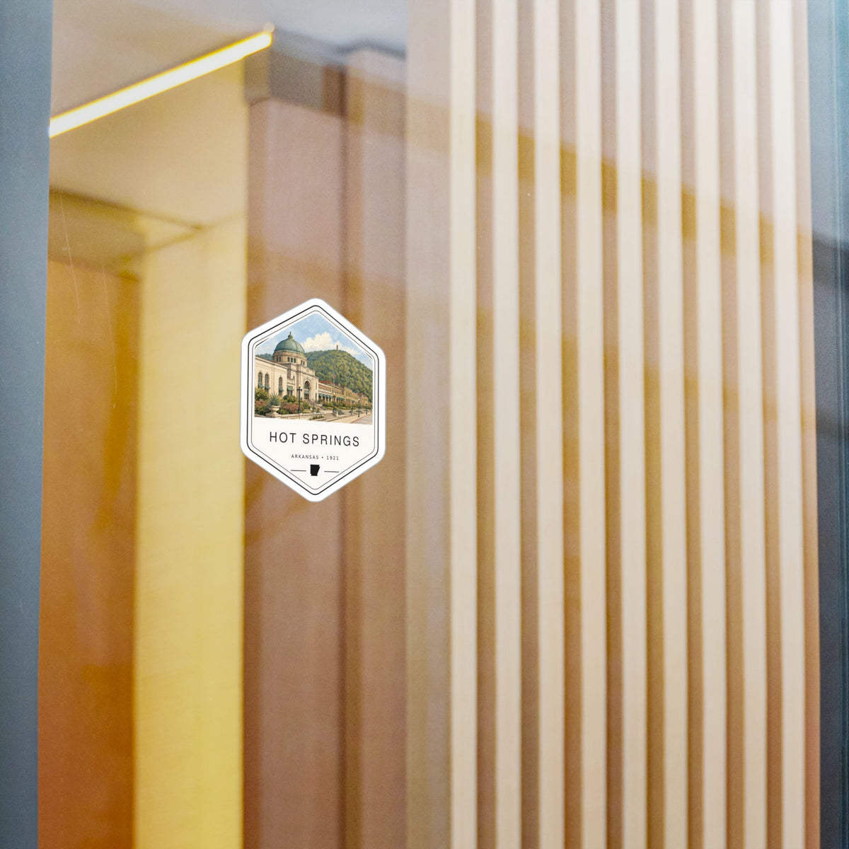 Hot Springs National Park Badge Sticker