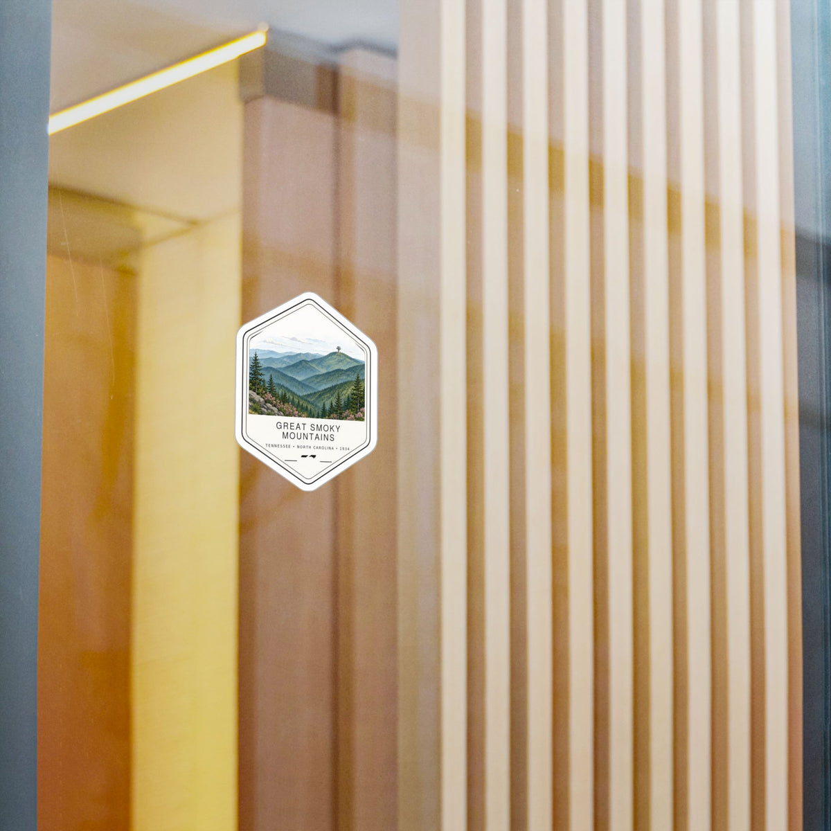 Great Smoky Mountains National Park Badge Sticker