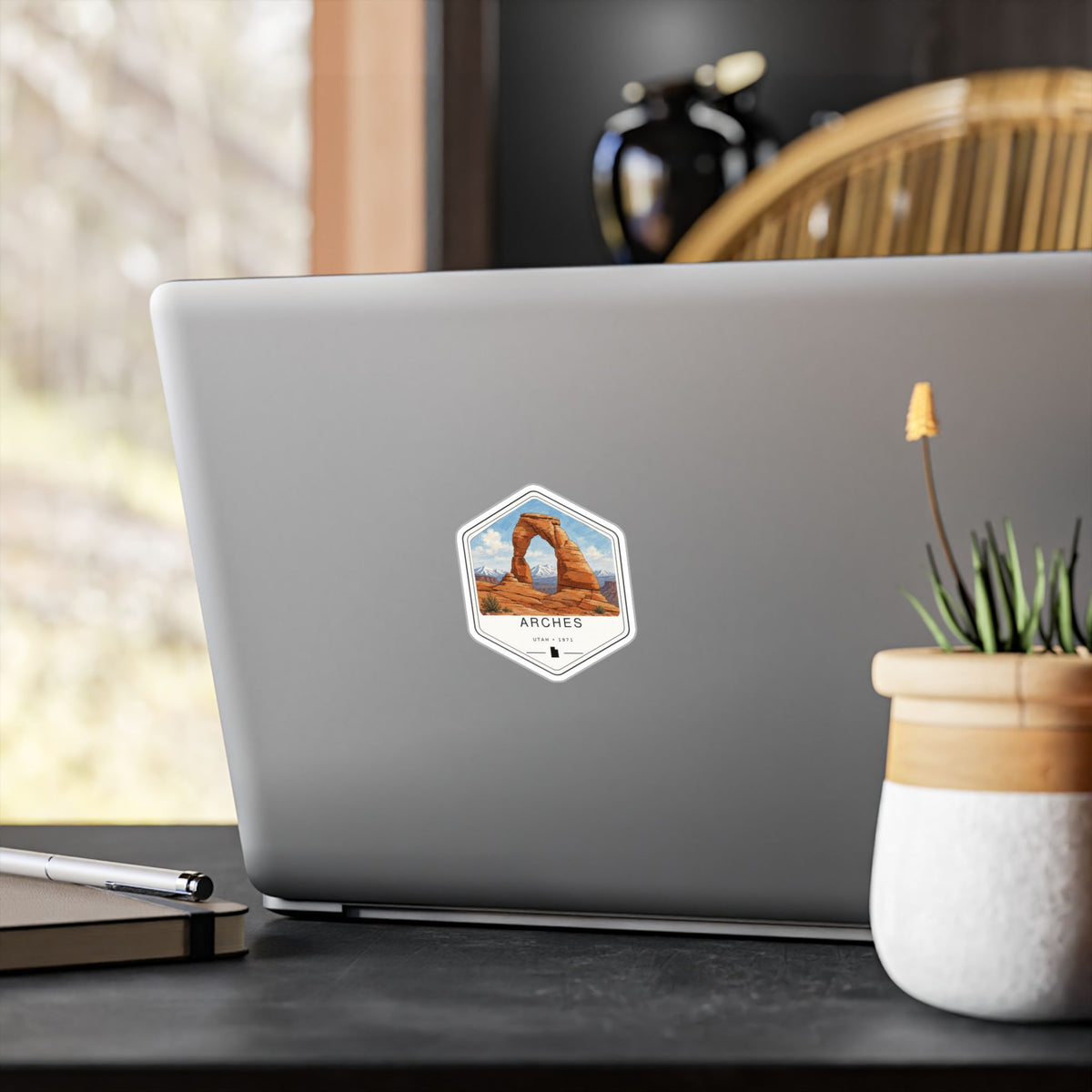 Arches National Park Badge Sticker