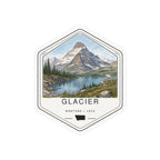 Glacier National Park Badge Sticker