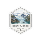 Kenai Fjords National Park Badge Sticker