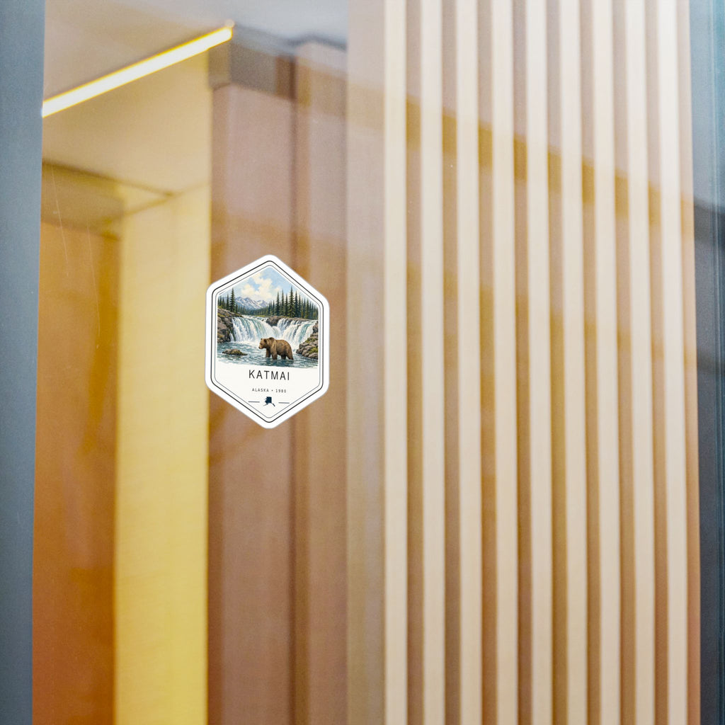 Katmai National Park Badge Sticker