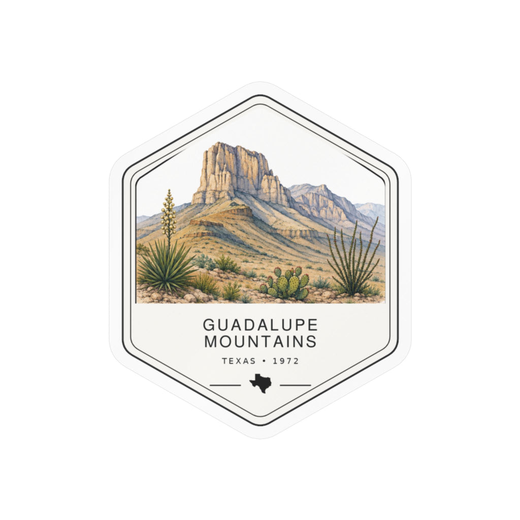Guadalupe Mountains National Park Badge Sticker