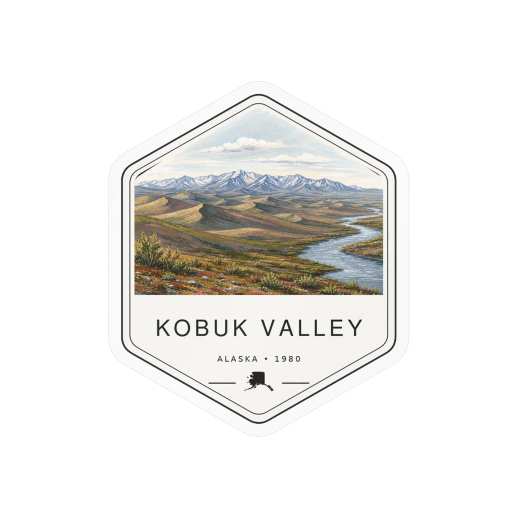 Kobuk Valley National Park Badge Sticker