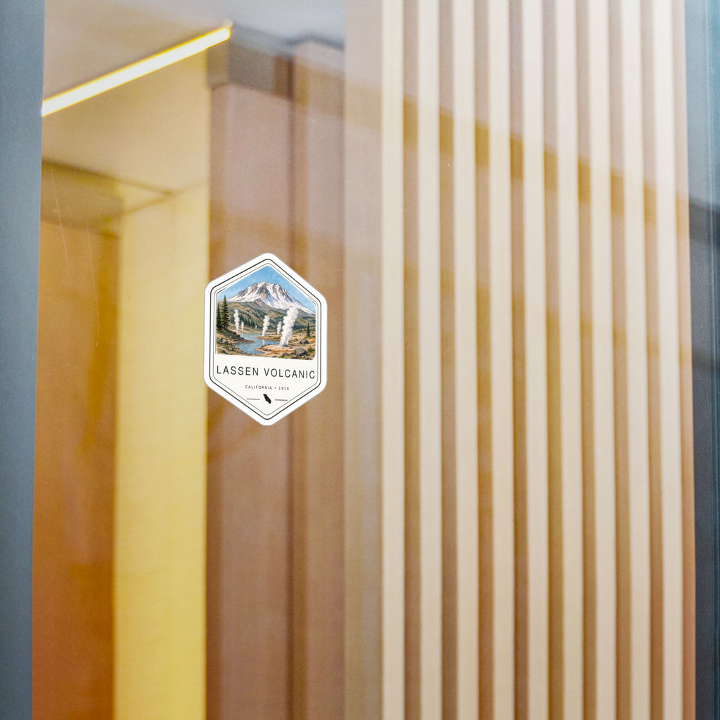 Lassen Volcanic National Park Badge Sticker
