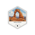 Arches National Park Badge Sticker