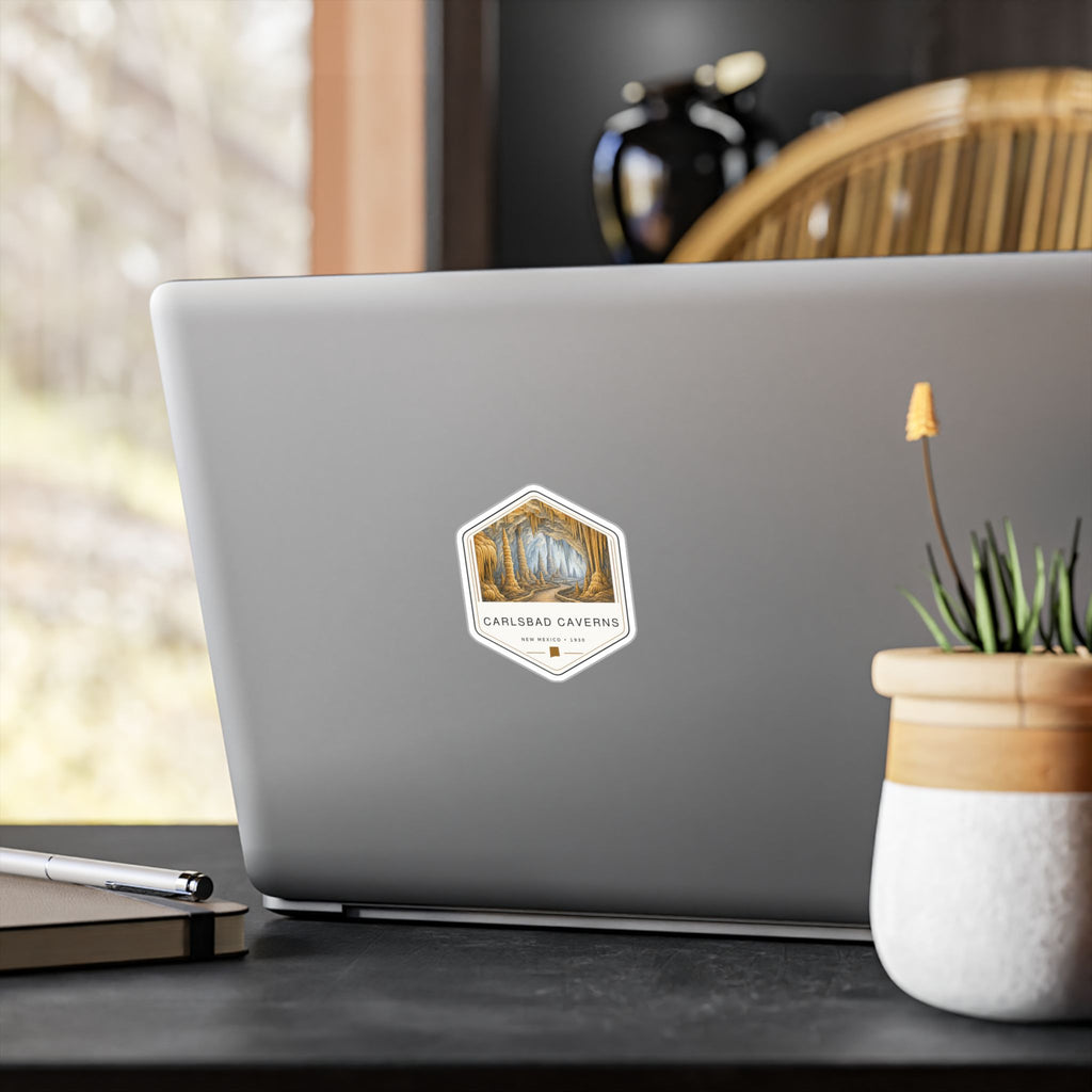 Carlsbad Caverns National Park Badge Sticker