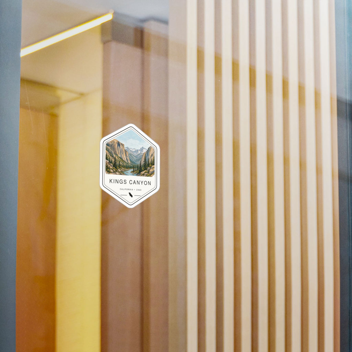 Kings Canyon National Park Badge Sticker