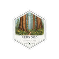 Redwood National Park Badge Sticker