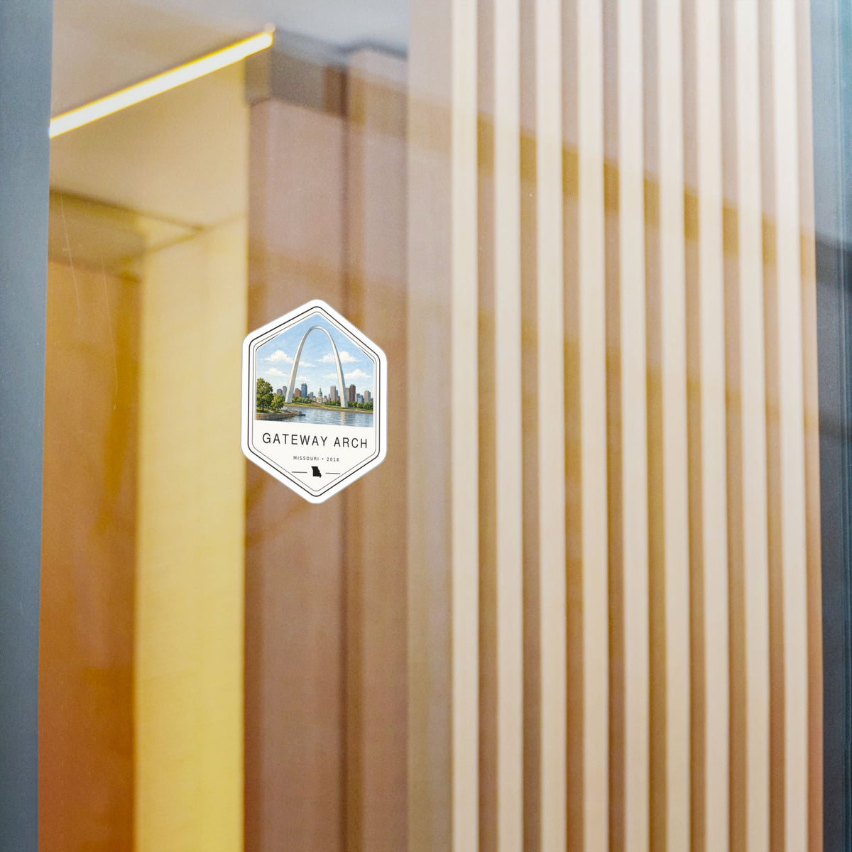 Gateway Arch National Park Badge Sticker