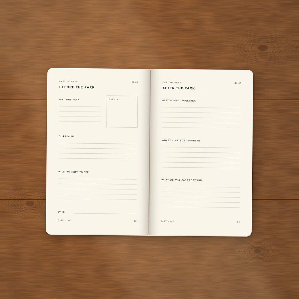 DIRT + INK: Capitol Reef Pocket Journal