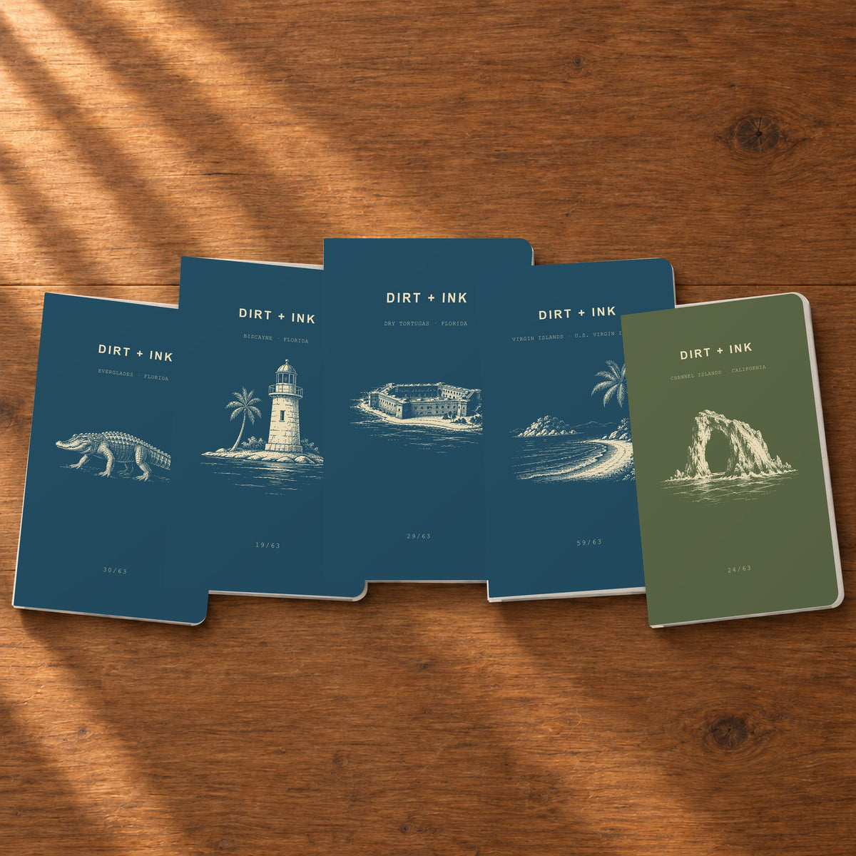 DIRT + INK Coasts & Islands Five