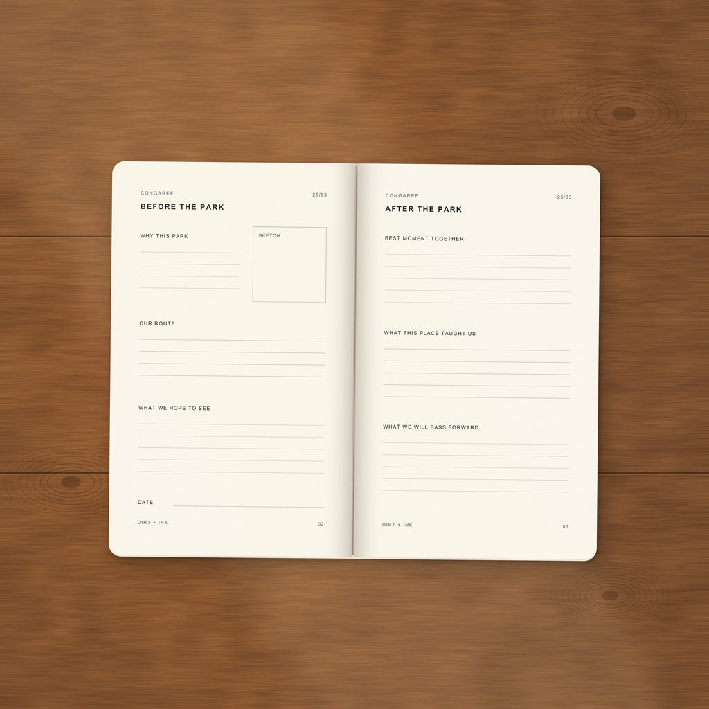 DIRT + INK: Congaree Pocket Journal