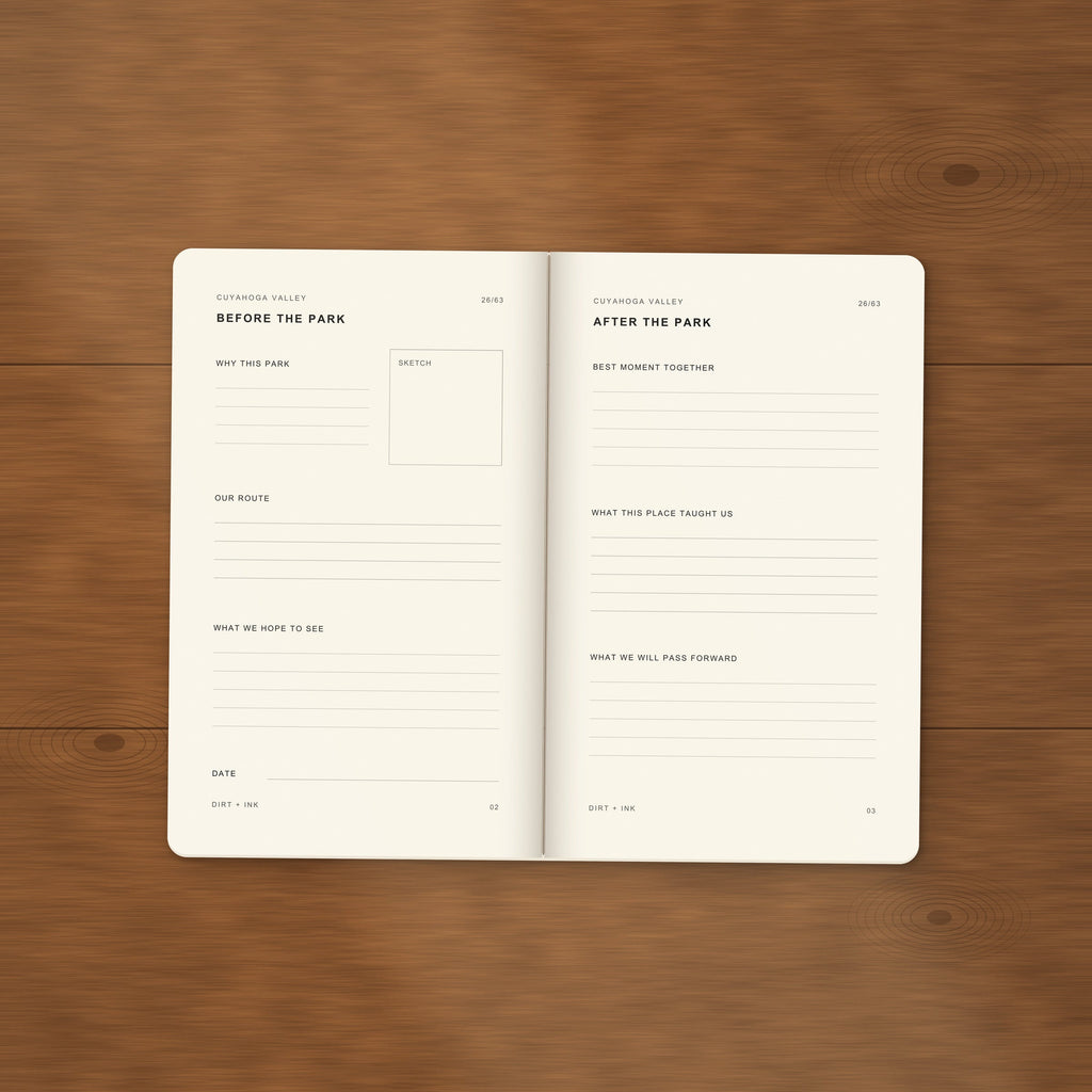 DIRT + INK: Cuyahoga Valley Pocket Journal