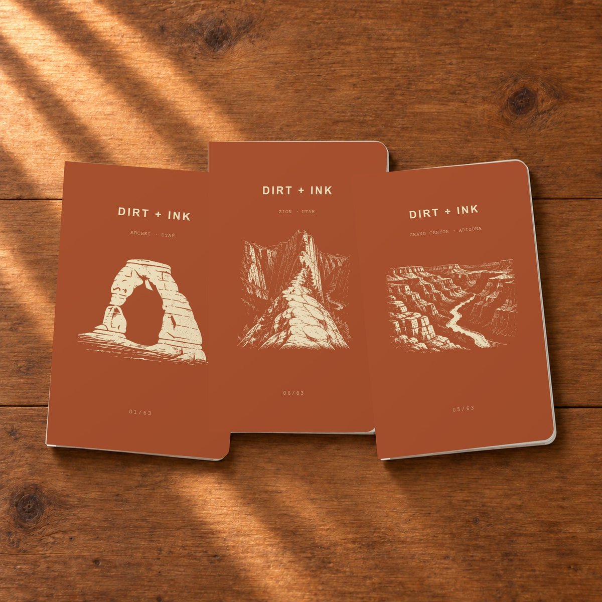 DIRT + INK Desert Icons 3-Pack