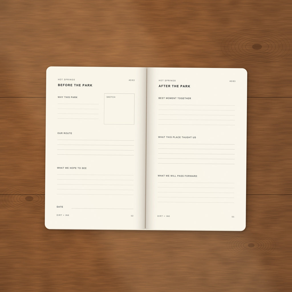 DIRT + INK: Hot Springs Pocket Journal