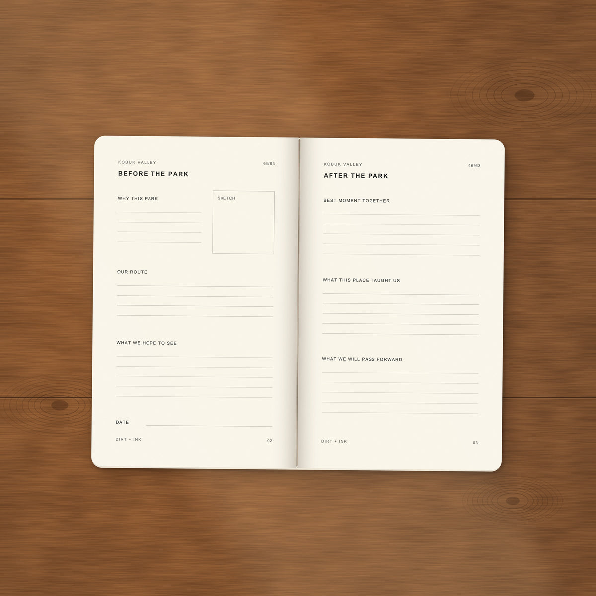 DIRT + INK: Kobuk Valley Pocket Journal