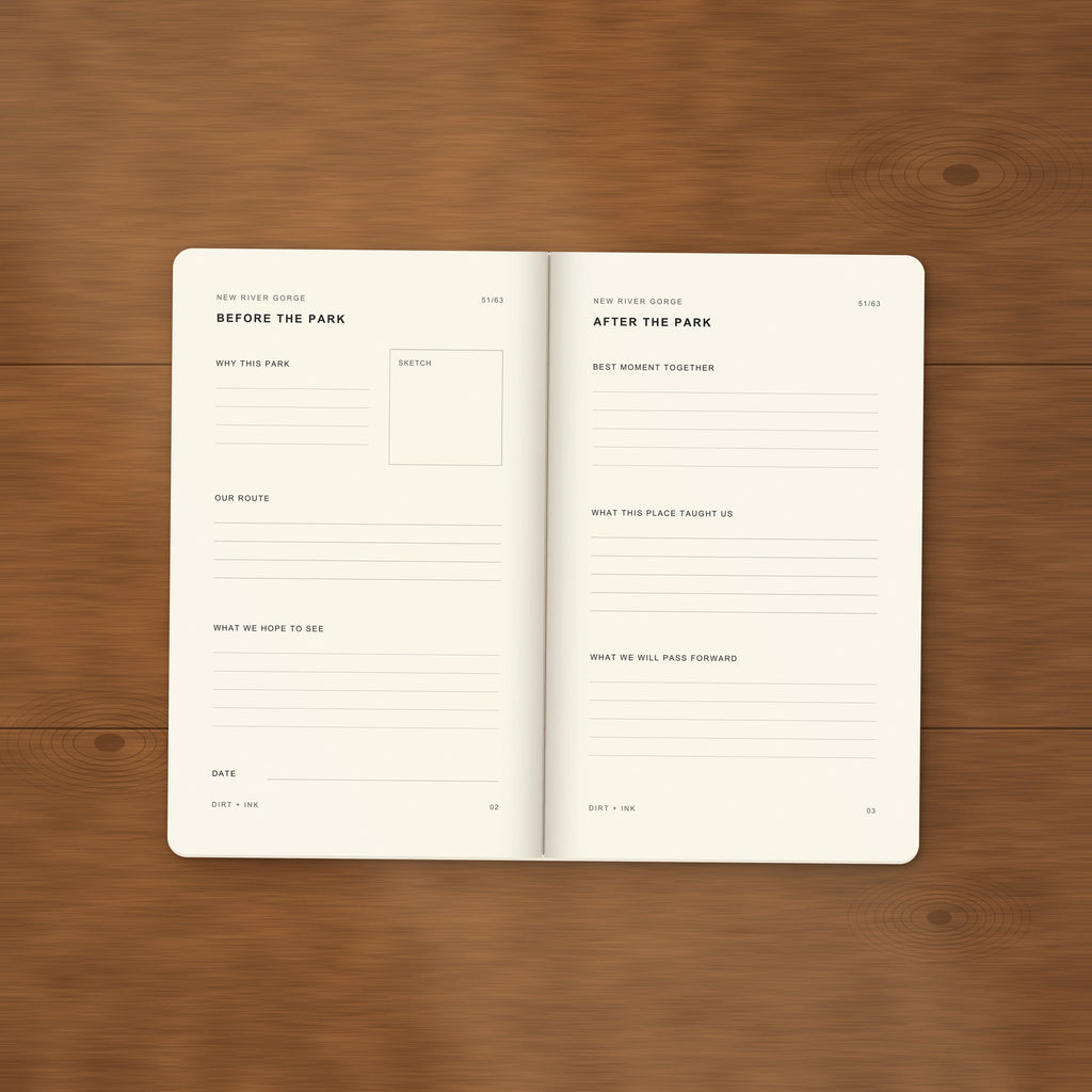 DIRT + INK: New River Gorge Pocket Journal