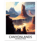 Canyonlands National Park poster included in the Utah Mighty Five five-print set