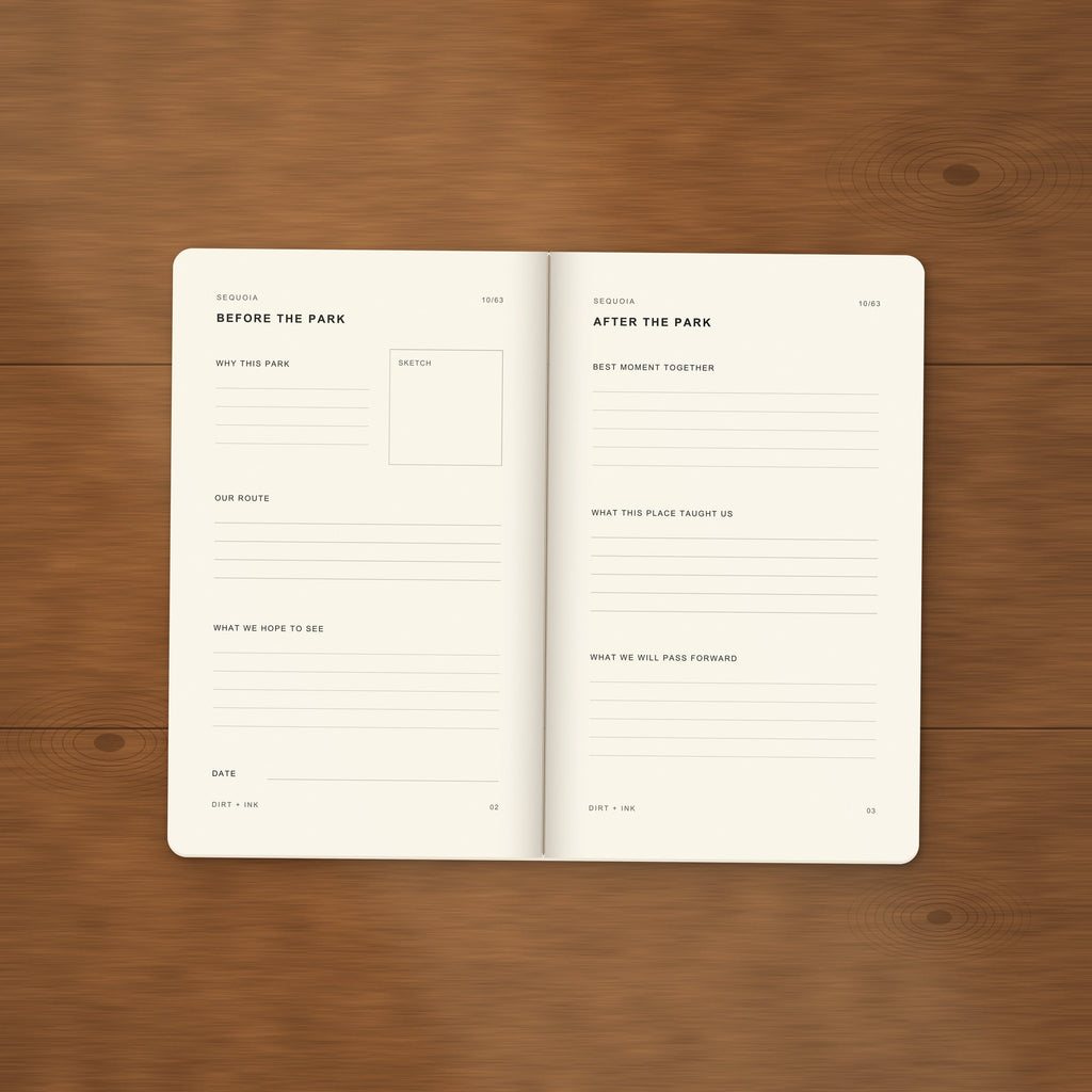 DIRT + INK: Sequoia Pocket Journal