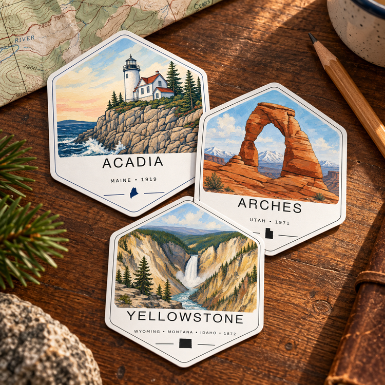 Build Your Park Badge Sticker Pack