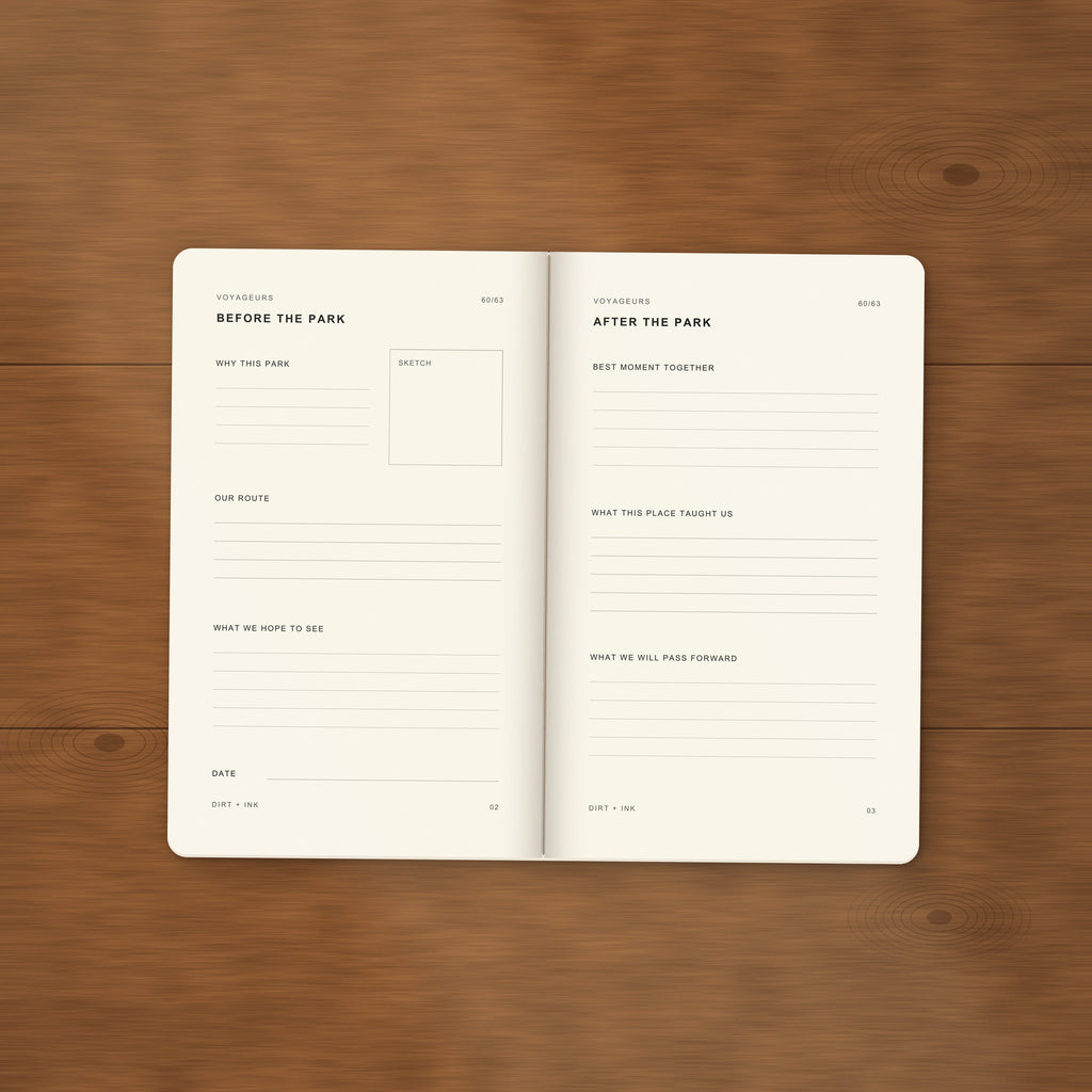 DIRT + INK: Voyageurs Pocket Journal